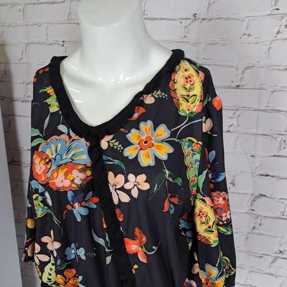 ANTHROPOLOGIE Aldo Martins Floral Top - Picture 3 of 11